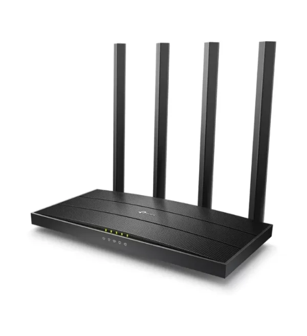 TP-Link Archer C6 MU-MIMO Gigabit Wireless Router 2.4 GHz, 5 GHz 1200 Mbps Wifi Speed Dual Band External Antenna Ethernet (Cable Broadband)  (Black) - Image 2