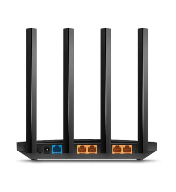 TP-Link Archer C6 MU-MIMO Gigabit Wireless Router 2.4 GHz, 5 GHz 1200 Mbps Wifi Speed Dual Band External Antenna Ethernet (Cable Broadband)  (Black) - Image 3