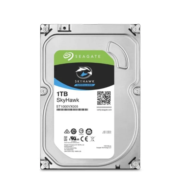 Seagate Sky Hawk 1 TB Surveillance Systems Internal Hard Disk Drive (HDD) (Interface: SATA, Form Factor: 3.5 inch)