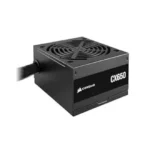 CORSAIR Series CX650 80 Plus Bronze ATX Power Supply, A 120mm thermally Controlled Low-Noise Cooling Fan, Compact 125mm-long casing, Black Sleeved Cables and Powder-Coated casing